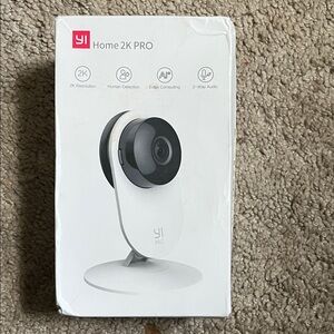 YI Home 2K Pro Indoor Security Camera - White & Black